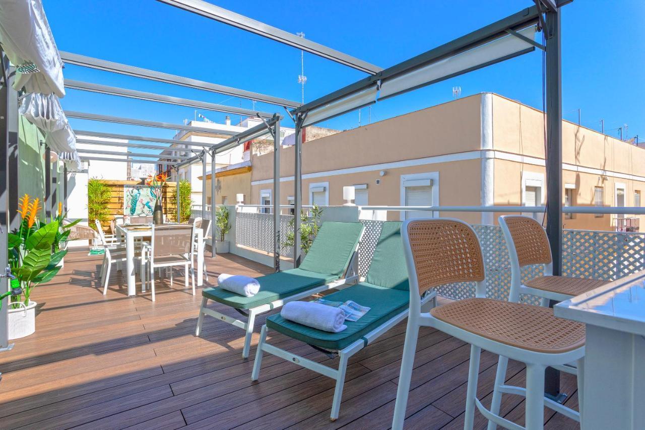 Genteel Home Mercado Central Terrace Cadiz Luaran gambar